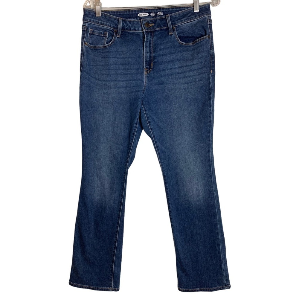 Old Navy Kicker Boot Cut Mid Rise Jeans Size 12  Shorts
